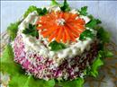 Пошаговое фото рецепта «Закусочный селёдочный торт-желе»