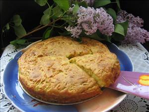 Фото рецепта «Не обыкновенно вкусный сырно-кабачковый пирог»