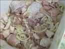 Пошаговое фото рецепта «Имбирно-лимонный шашлык ассорти из курицы и свинины»