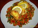 Пошаговое фото рецепта «Рыба под шубой на овощной подушке»