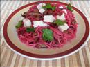 Пошаговое фото рецепта «Розовые спагетти Утреннее искушение»