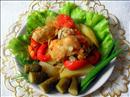 Фото-рецепт «Свинина запеченая с овощами или Ужин от лентяйки»