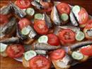 Пошаговое фото рецепта «Бутерброды со шпротами по-балтийски»