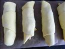 Пошаговое фото рецепта «Рогалики с сыром и ветчиной»