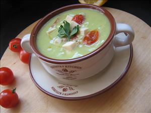 Фото рецепта «Бархатный суп-пюре из авокадо»