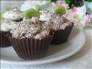 Пошаговое фото рецепта «Шоколадные тарталетки с творожным десертом»