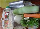 Пошаговое фото рецепта «Остренький салатик из молодых кабачков»