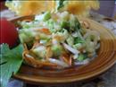 Пошаговое фото рецепта «Остренький салатик из молодых кабачков»