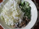 Пошаговое фото рецепта «Салат из молодой капусты с жареным луком»