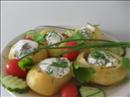 Пошаговое фото рецепта «Картофель фаршированый мясом»