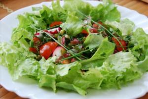 Фото рецепта «Овощной салат с ревенем»
