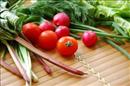 Пошаговое фото рецепта «Овощной салат с ревенем»