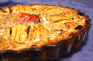 Фото рецепта «Пирог с яблоками и миндалем»