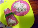 Пошаговое фото рецепта «Закусочные рулеты из салями»