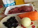 Пошаговое фото рецепта «Мясо с черносливом»
