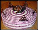 Пошаговое фото рецепта «Торт без выпечки из творога и черники»