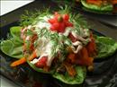 Пошаговое фото рецепта «Порционный салат Ильмень»