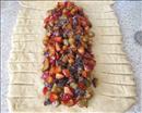 Пошаговое фото рецепта «Пирог плетенка с фруктами»