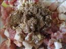 Пошаговое фото рецепта «Деревенская пальцемпханная колбаса»