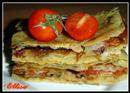 Фото-рецепт «Пирог из лаваша с баклажанами, помидорами, грибами и сыром»