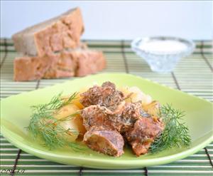 Фото рецепта «Мясо с картошкой в фольге» Фото рецепта «Мясо с картошкой в фольге»