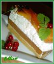 Фото-рецепт «Десертный торт с йогуртом и персиками»