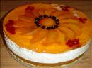 Пошаговое фото рецепта «Десертный торт с йогуртом и персиками»