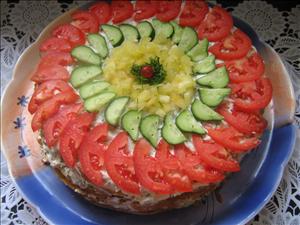 Фото рецепта «Кабачковый торт, закусочный»