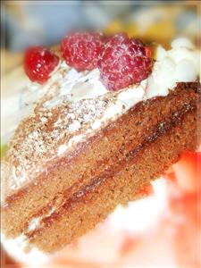 Фото рецепта «Шоколадный торт на гречневой муке»