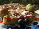 Пошаговое фото рецепта «Нежный сырно-сливовый пирог»