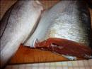 Пошаговое фото рецепта «Завитки из красной и белой рыбы»