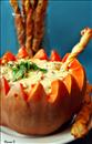 Фото-рецепт «Тыквандю - сырное фондю в тыкве с хрустящими палочками»