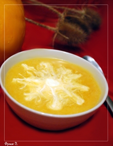 Фото рецепта «Тыквенный суп с имбирем»