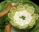 Пошаговое фото рецепта «Соус со свежим огурцом и горчицей»