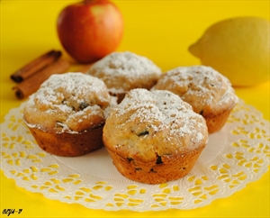 Фото рецепта «Бананово-яблочные кексы С добрым утром»