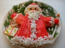 Пошаговое фото рецепта «Салат Дед Мороз»