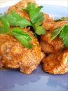 Пошаговое фото рецепта «Курица с хурмой»