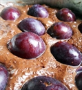 Пошаговое фото рецепта «Острый шоколадный пирог со сливами»