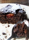 Пошаговое фото рецепта «Острый шоколадный пирог со сливами»