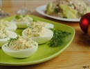 Пошаговое фото рецепта «Фаршированные яйца»