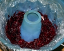 Пошаговое фото рецепта «Салат Гранатовый браслет с чесноком»