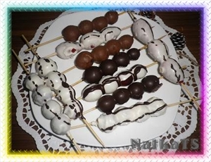 Фото рецепта «Клубника и виноград в шоколаде»