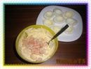 Пошаговое фото рецепта «Яйца, фаршированные креветками»