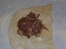 Пошаговое фото рецепта «Конвертики с мясом»