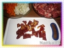 Пошаговое фото рецепта «Картофель, тушеный с говядиной»