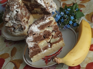 Фото рецепта «Банановый торт»