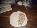 Пошаговое фото рецепта «Чебуреки из дрожжевого теста»