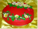 Фото-рецепт «Торт Зимние цветы»