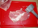 Пошаговое фото рецепта «Свиные рулетики с куриной начинкой»