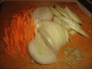Пошаговое фото рецепта «Мясо тушёное с картошкой»